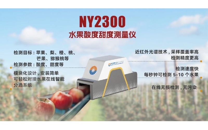 NY2300在线式水果酸度甜度测量仪：为果业规模化分选提效