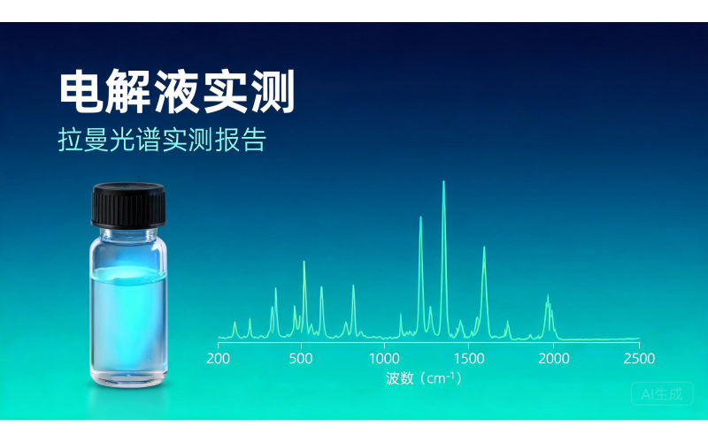 电解液拉曼光谱实测：双案例组分定性、532/785nm波长对比与全产品线选型指南